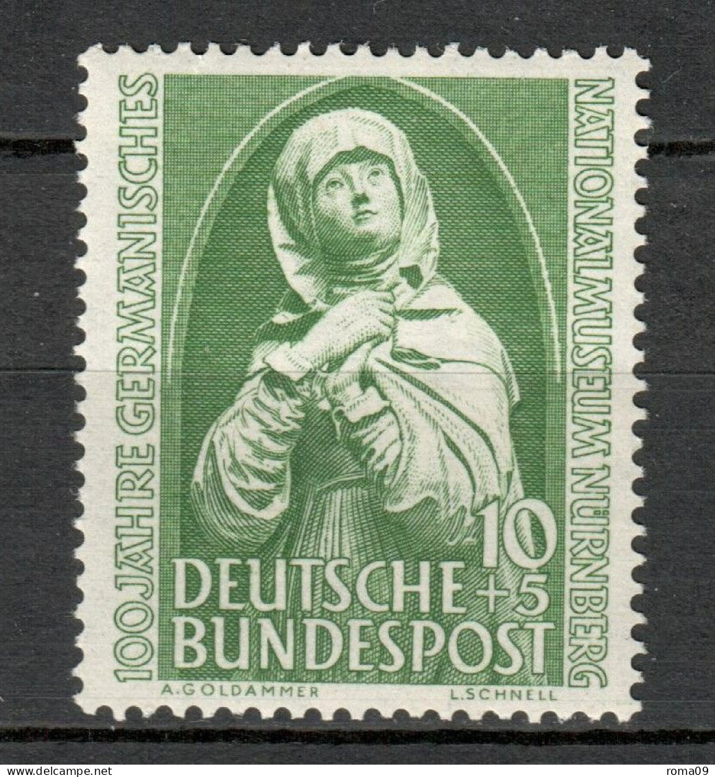 MiNr. 151, Postfrisch; 100 Jahre Germanisches Nationalmuseum Nürnberg - Ungebraucht