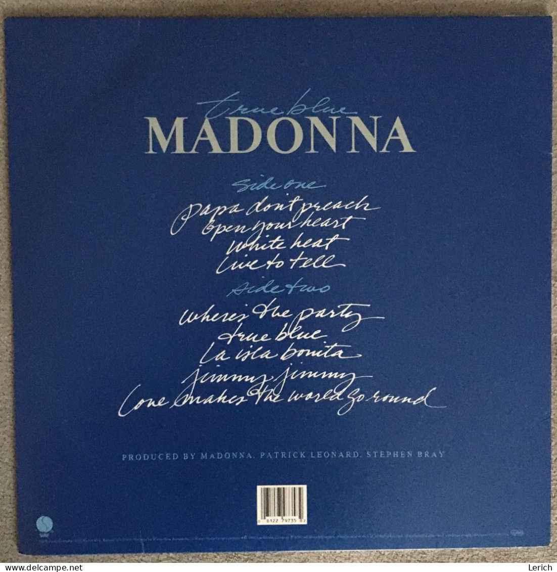 Madonna – True Blue - Disco & Pop