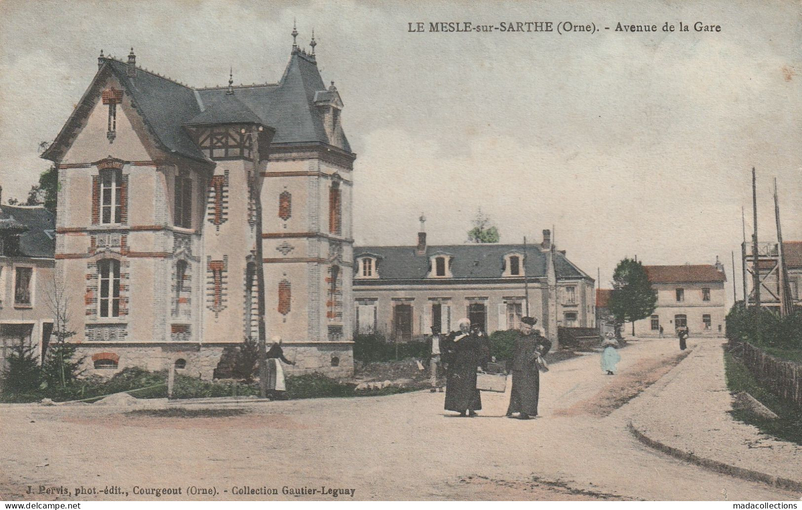 Le Mêle-sur-Sarthe  (61 - Orne) Avenue De La Gare - Le Mêle-sur-Sarthe