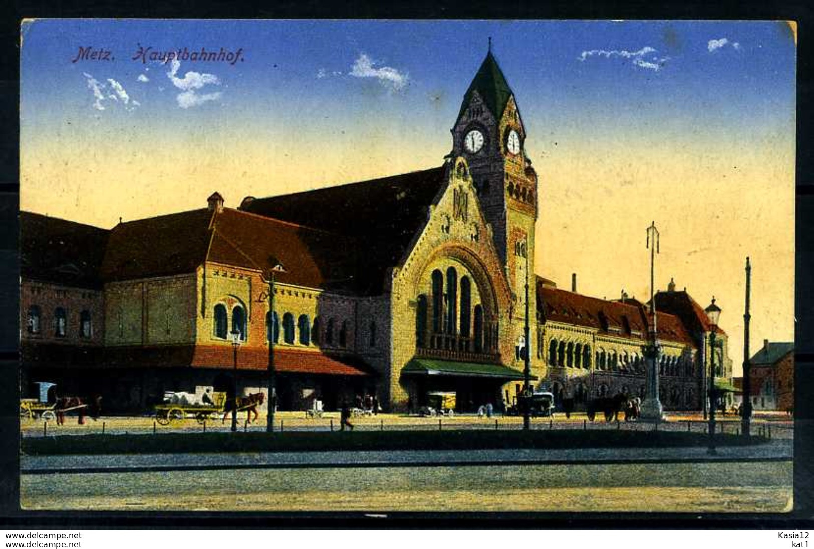 M15262)AK Metz - Bahnhof - Lothringen