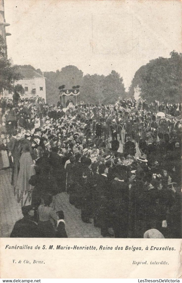 BELGIQUE - Bruxelles - Funérailles De Marie-Henriette - Reine Des Belges - Carte Postale - Autres & Non Classés