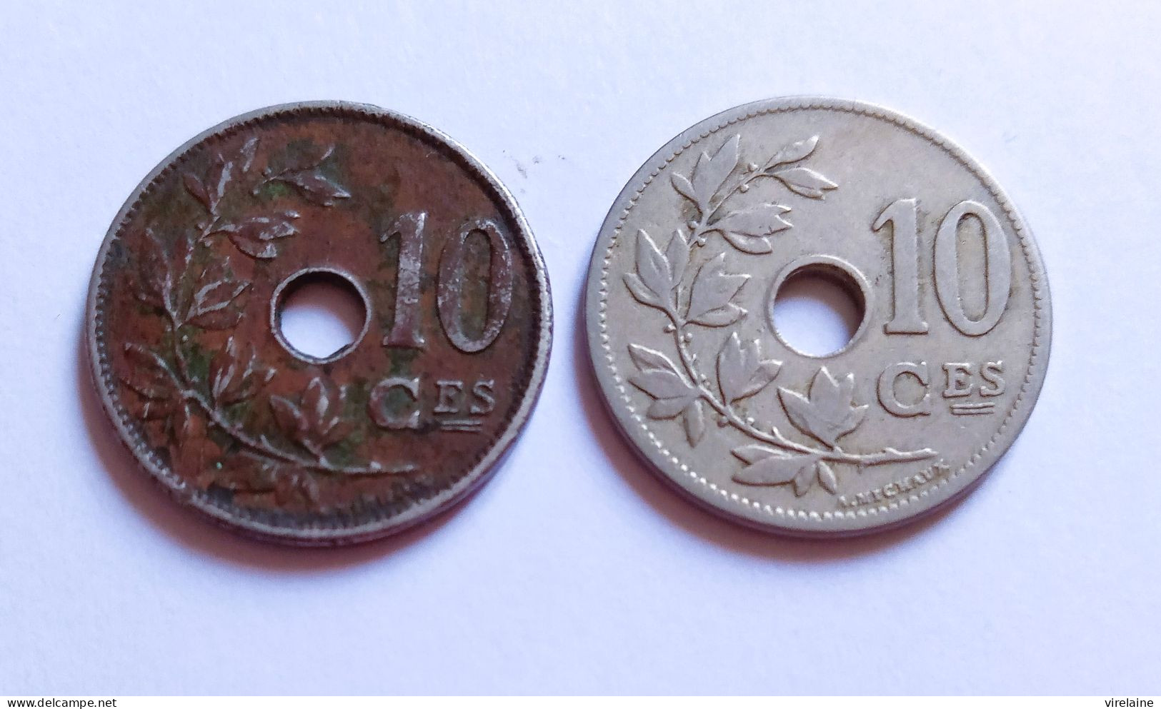 BELGIQUE 10 CENTS 1904 1905 - 2 Cents