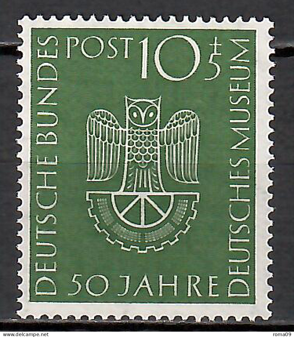 MiNr. 163, Postfrisch; 50 Jahre Deutsches Museum München; Gepr. Schlegel - Ungebraucht