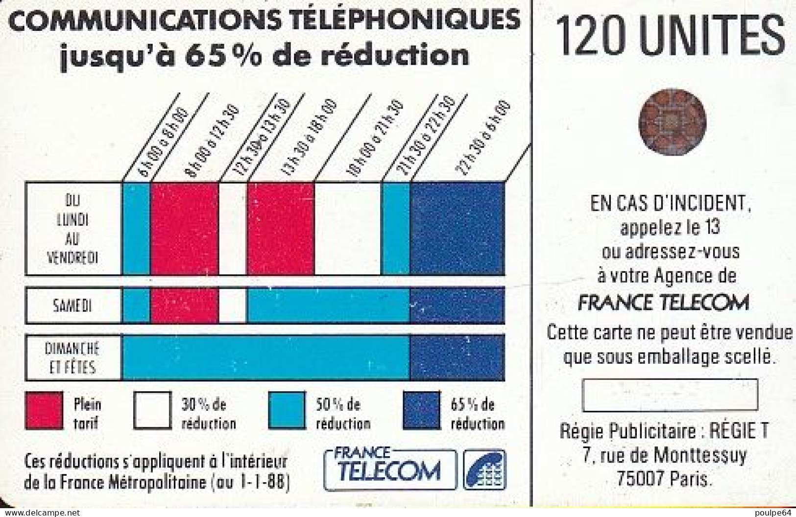 K011/610 - SC4on  PØ7 - 120 Unités - (verso : 6 N° Encadrés (série Des 10000)) (glacée) - Telefonschnur (Cordon)