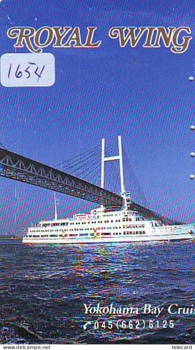 Télécarte JAPON * * BATEAU * PHONECARD JAPAN * SHIP (1654) TK *  SCHIFF * Schip * Boot * Barco - Boten