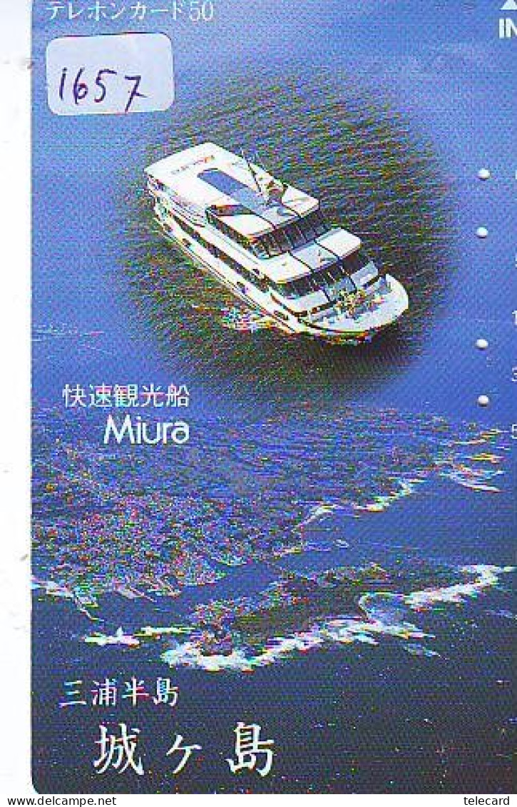 Télécarte JAPON * * BATEAU * PHONECARD JAPAN * SHIP (1657) TK *  SCHIFF * Schip * Boot * Barco - Bateaux