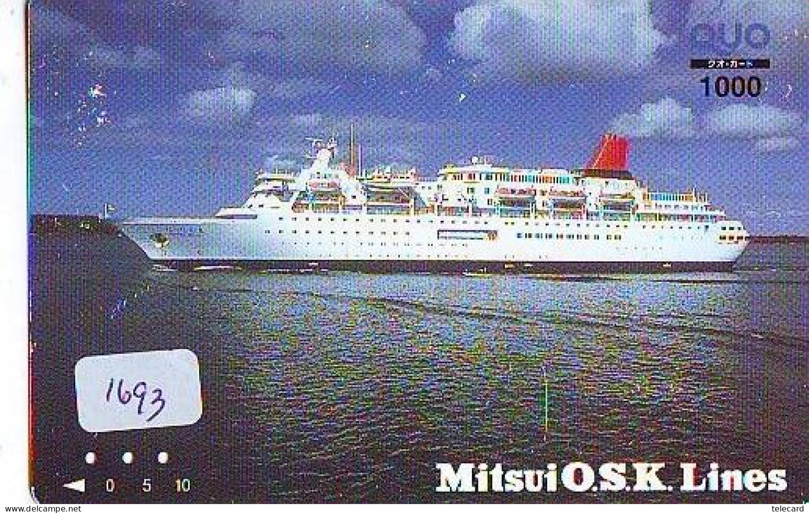 Télécarte JAPON * * BATEAU * PHONECARD JAPAN * SHIP (1693) TK *  SCHIFF * Schip * Boot * Barco - Bateaux