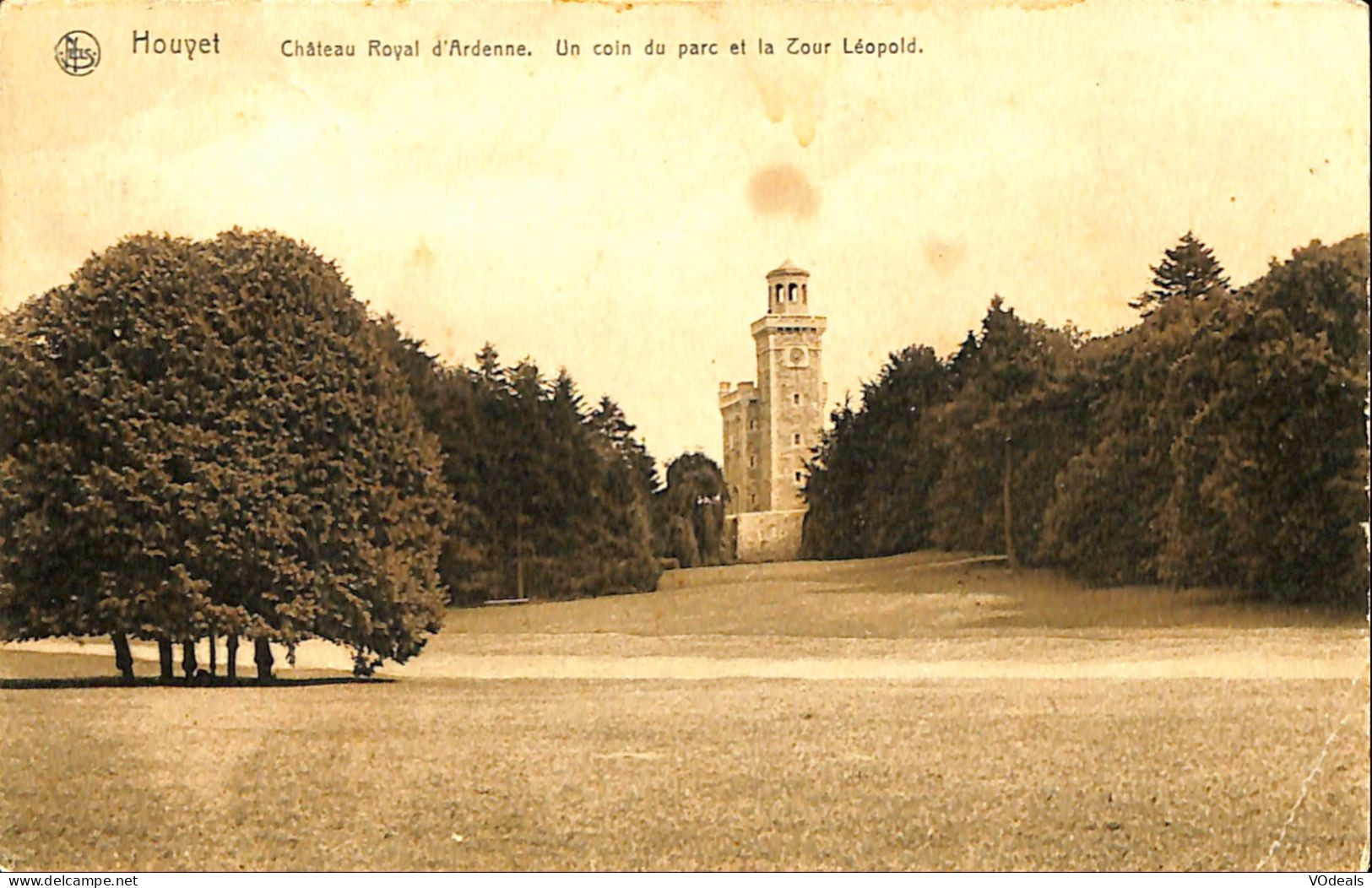 Belgique - Belgique - Namur - Houyet - Château D'Ardenne - Un Coin Du Parc Et La Tour Léopold - Saint-Hubert