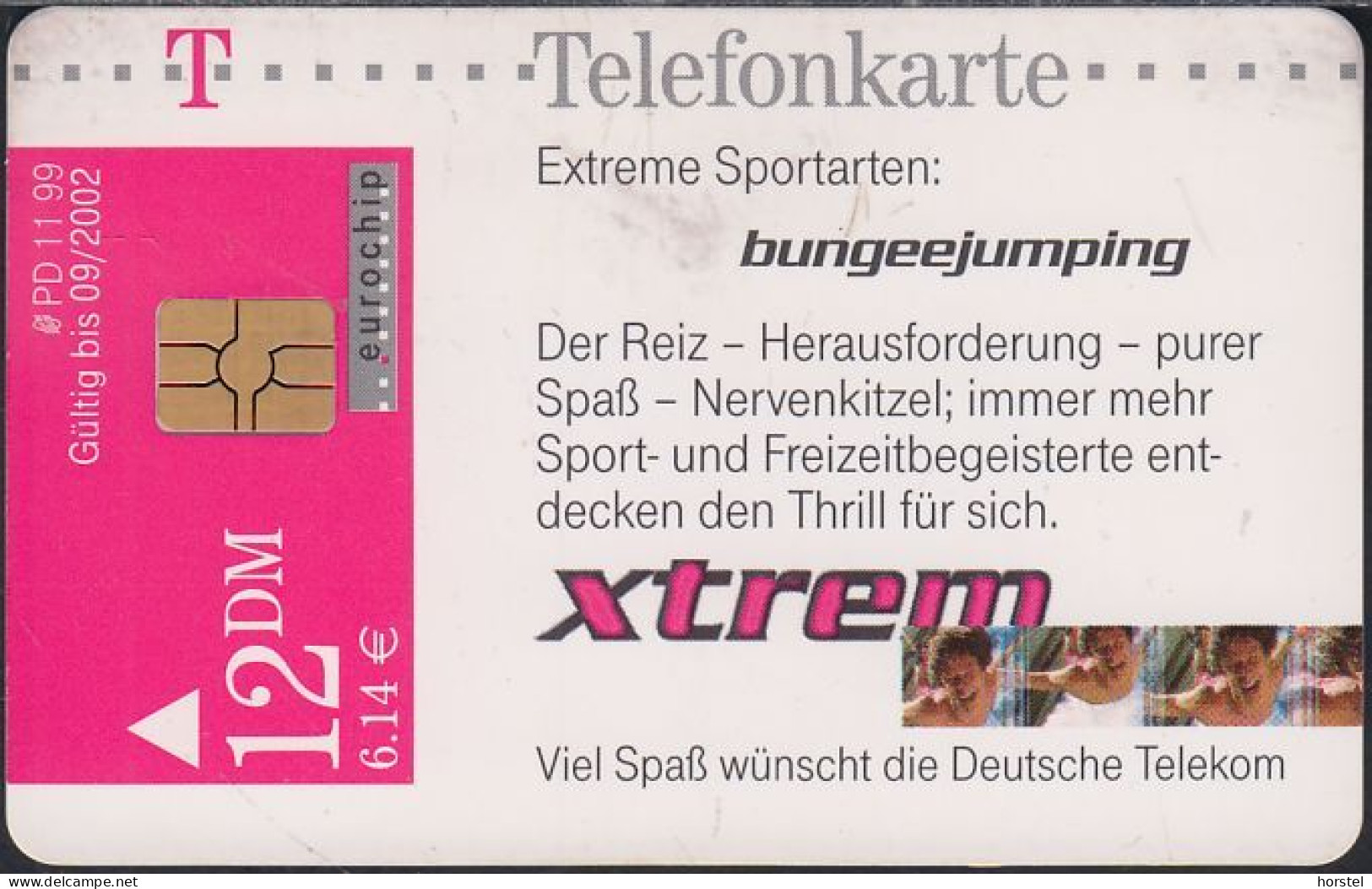 GERMANY PD11/99 Extrem Sport - Bungeejumping -  DD: 3909 - P & PD-Series: Schalterkarten Der Dt. Telekom