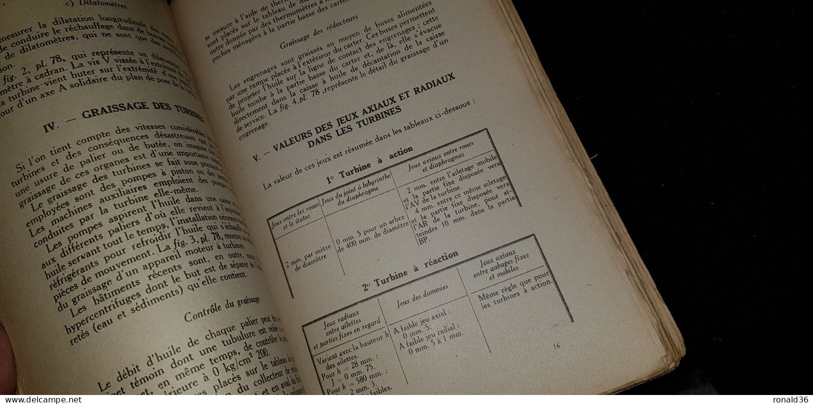 livre 1947 bateau MARINE MARCHANDE Officier de Pont COURS DE MACHINES Chaudière turbine moteur TOULON 83 PEROTTINO HELFF