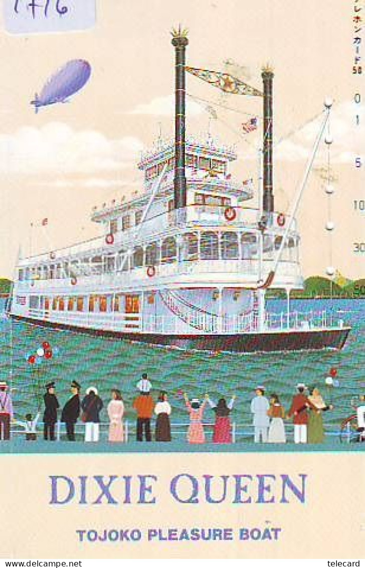 Télécarte JAPON * * BATEAU * PHONECARD JAPAN * SHIP (1716) TK *  SCHIFF * Schip * Boot * Barco - Barcos