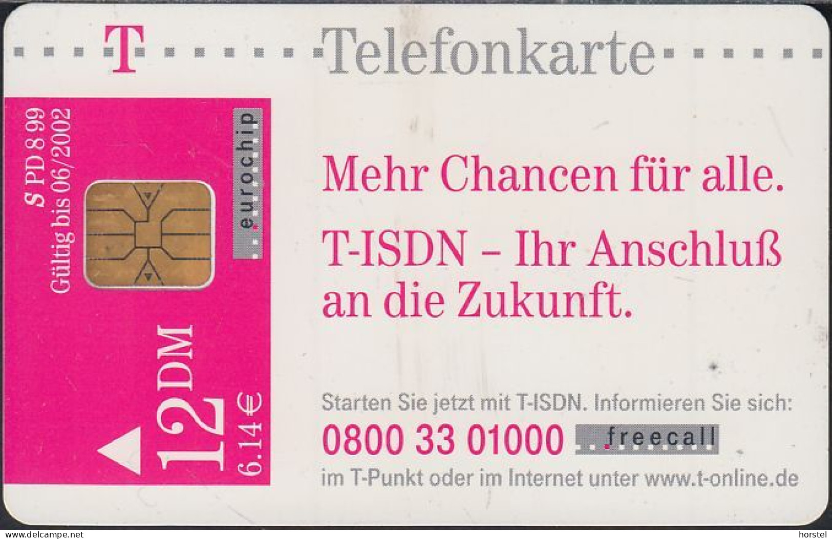 GERMANY PD8/99 T-ISDN - Girl  DD: 4905 - P & PD-Series: Schalterkarten Der Dt. Telekom