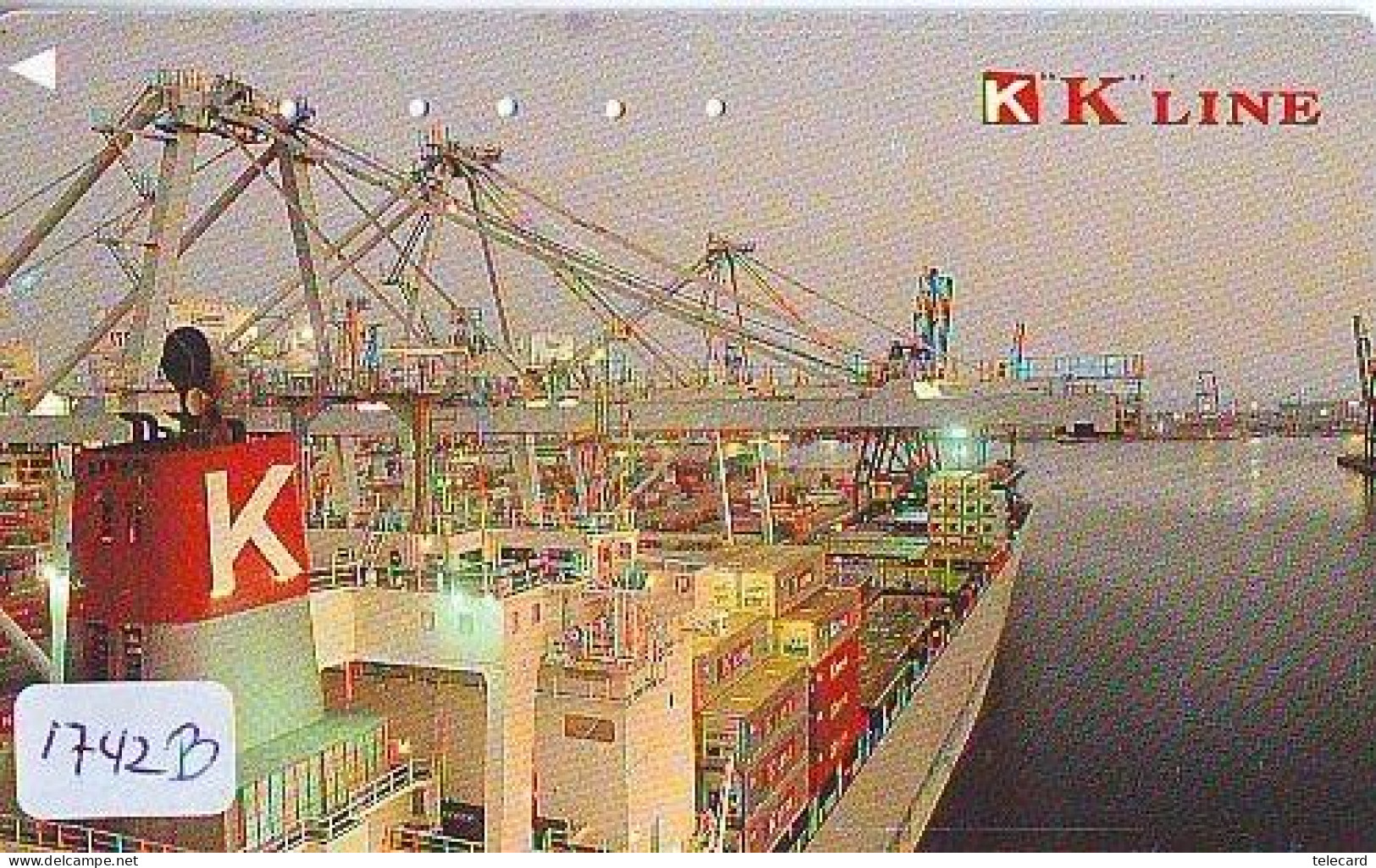 Télécarte JAPON *  * BATEAU * PHONECARD JAPAN * SHIP (1742b) TK *  SCHIFF * Schip * Boot * Barco - Barcos