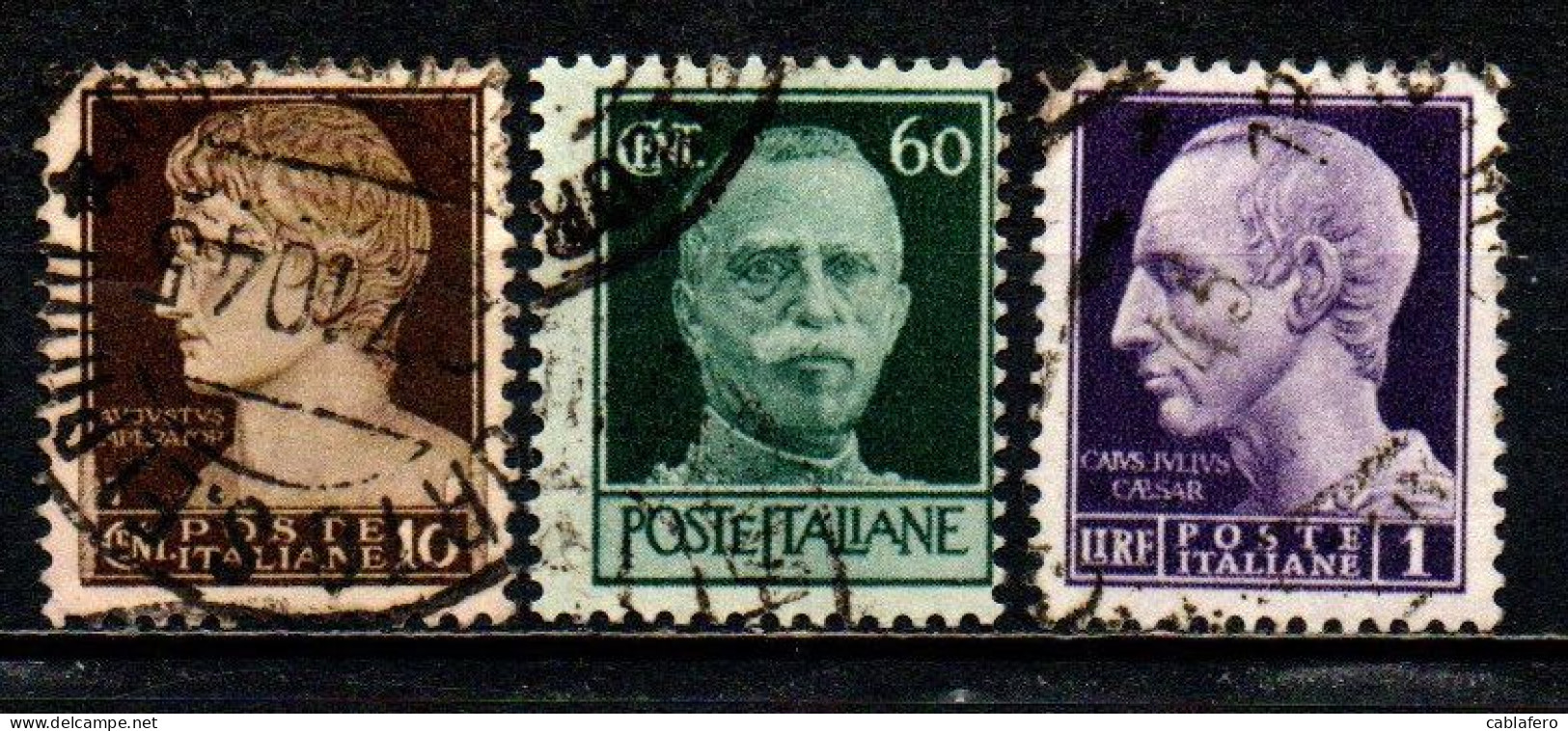 ITALIA LUOGOTENENZA - 1944 -IMPERIALE SENZA FASCI - SENZA FILIGRANA - USATI - Used