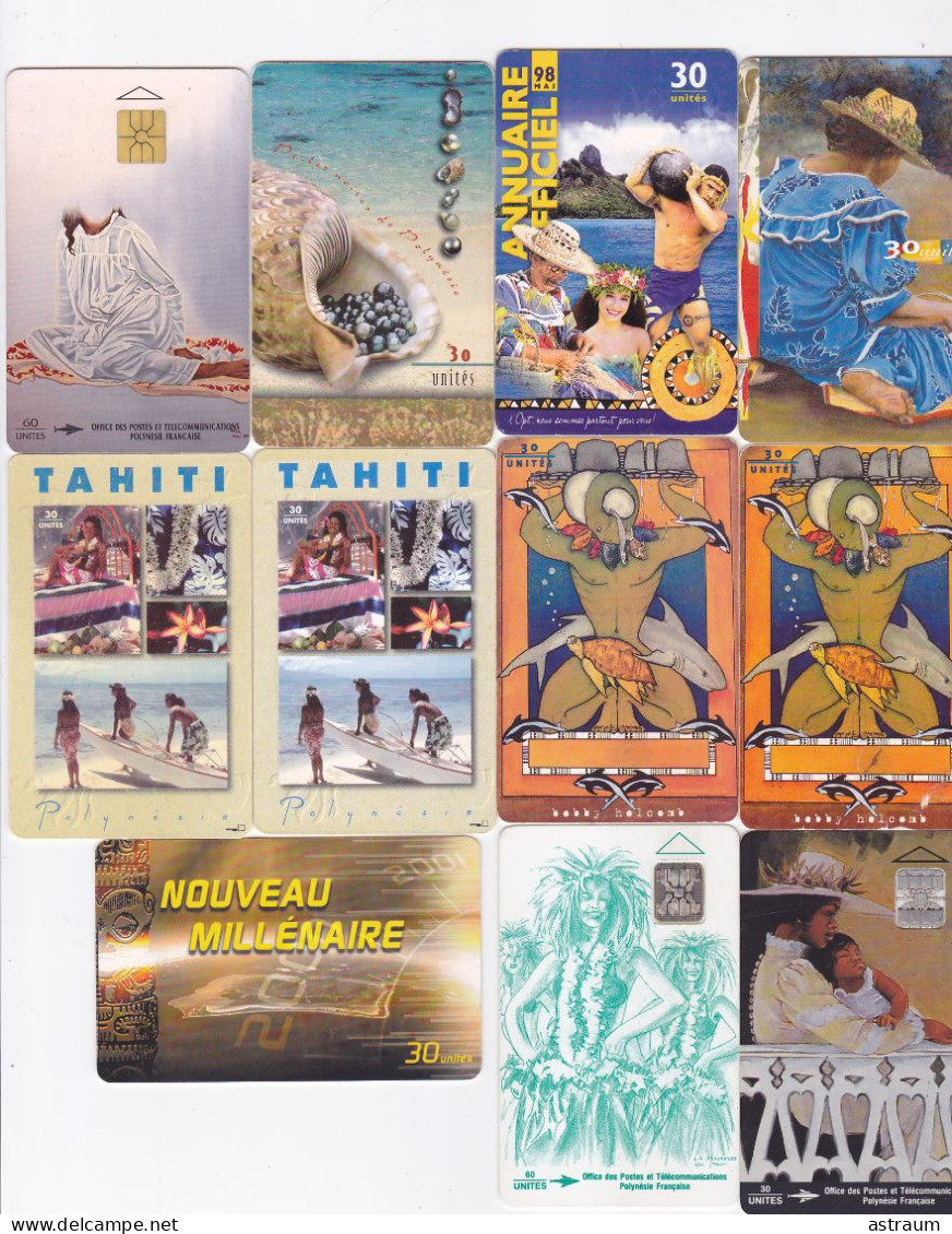 Lot De 63 Telecartes Polynesie Francaise - Frans-Polynesië