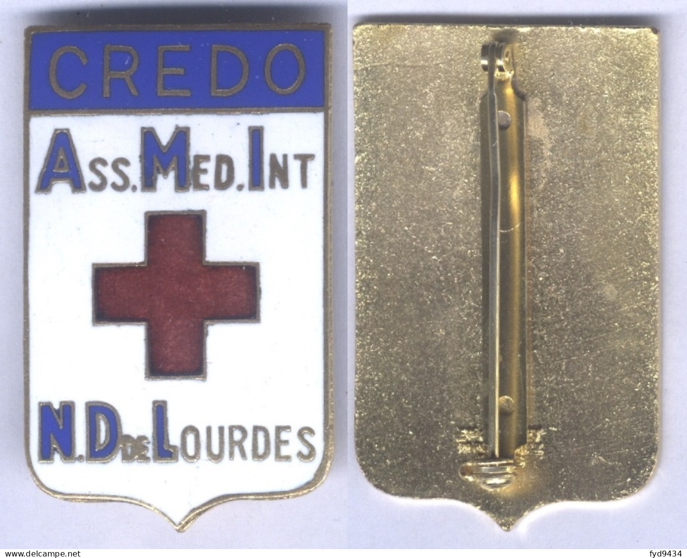 Insigne Association Médical Internationale - Notre Dame De Lourde - Medical Services