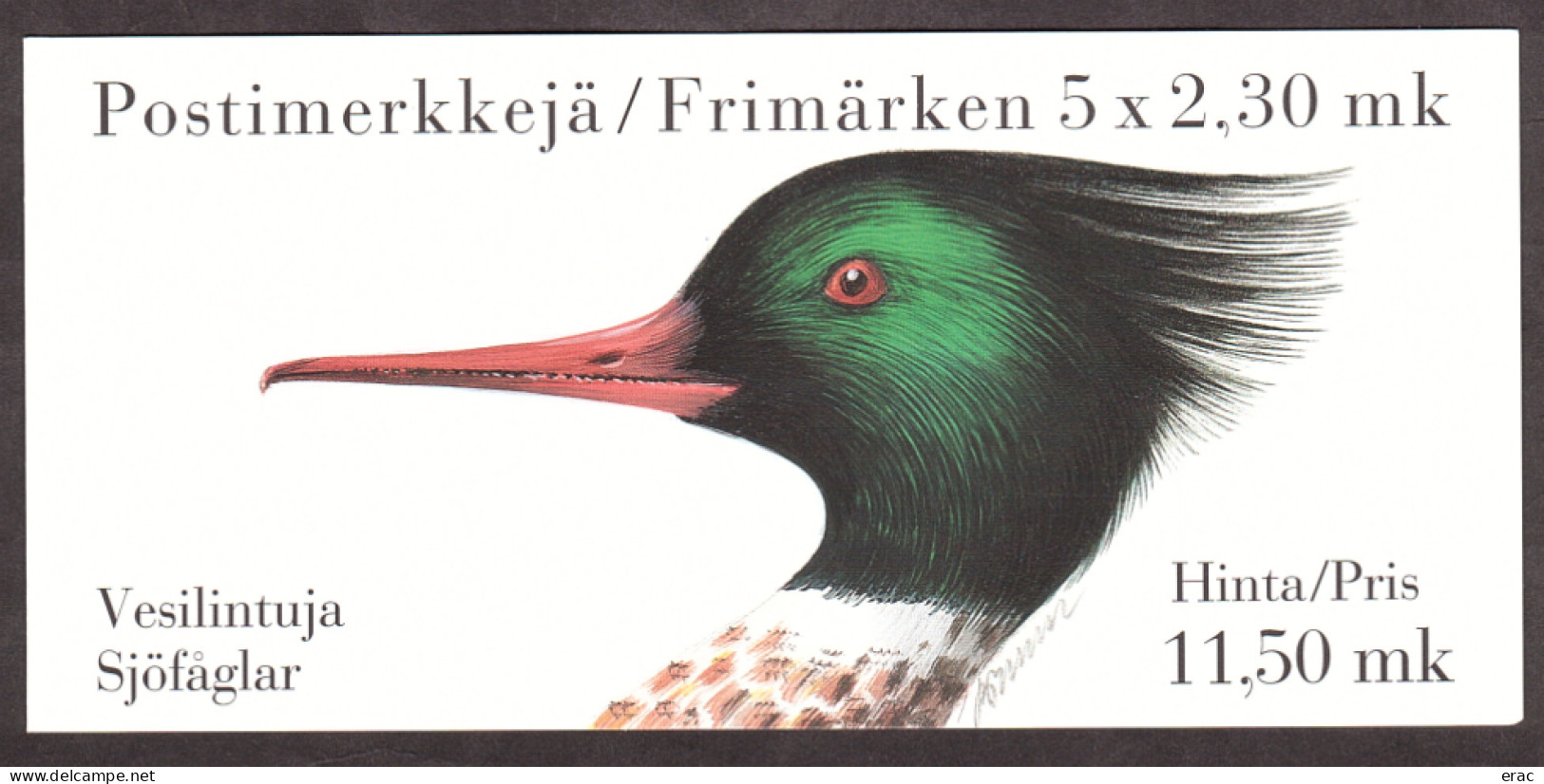 Finlande - 1993 - Carnet C1189 - Neuf ** - Oiseaux Aquatiques - Carnets