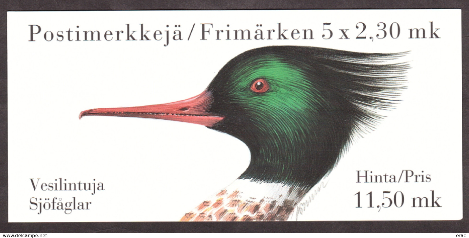 Finlande - 1993 - Carnet C1189 - Neuf ** - Oiseaux Aquatiques - Booklets