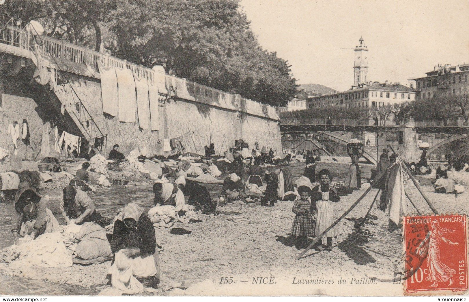 06 - NICE - Lavandières Du Paillon - Petits Métiers