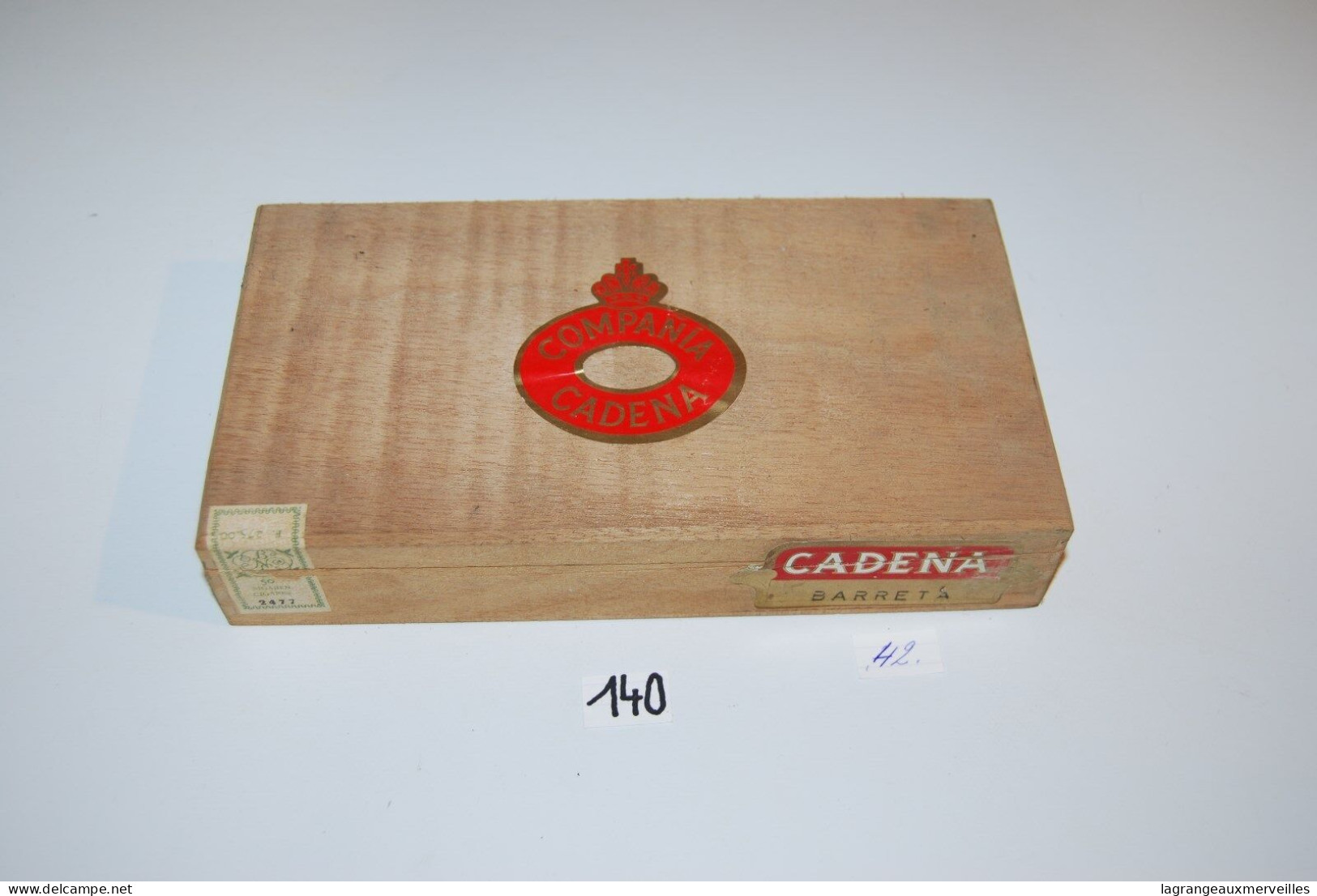 C140 Ancienne Boite Cigares - Cadena - De Collection - Cigar Cases