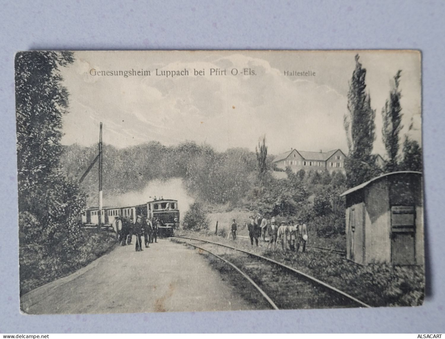 Luppach Pres De Pfirt , Ferrette,  Arrêt Du Train - Kaysersberg