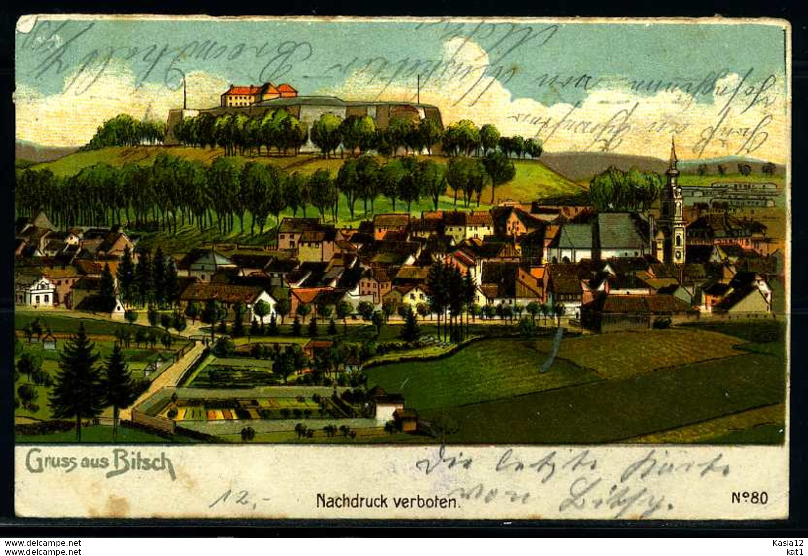 K00170)Ansichtskarte Bitsch - Lothringen