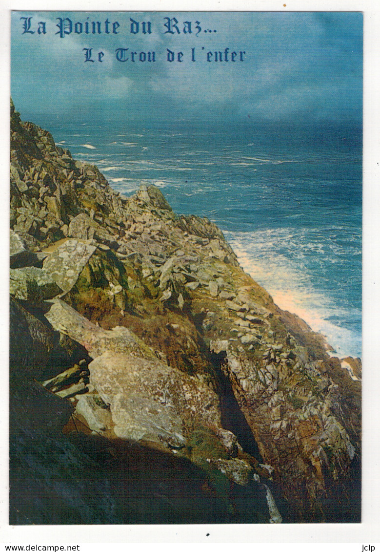 PLOGOFF - La Pointe Du Raz (Sud-Finistère) - Le Trou De L'enfer. - Plogoff