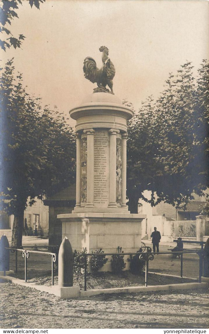 69 - RHÔNE - ANSE - Carte Photo Monument Aux Morts Guerre 1914-1918 - 10718 - Anse