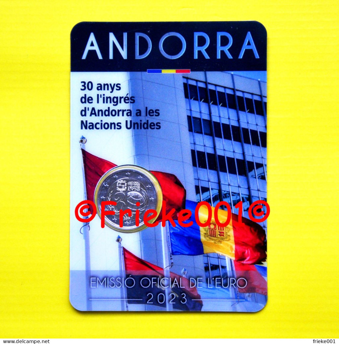 Andorra - 2 Euro 2023 Comm In Blister.(Toetreding VN) - Andorre