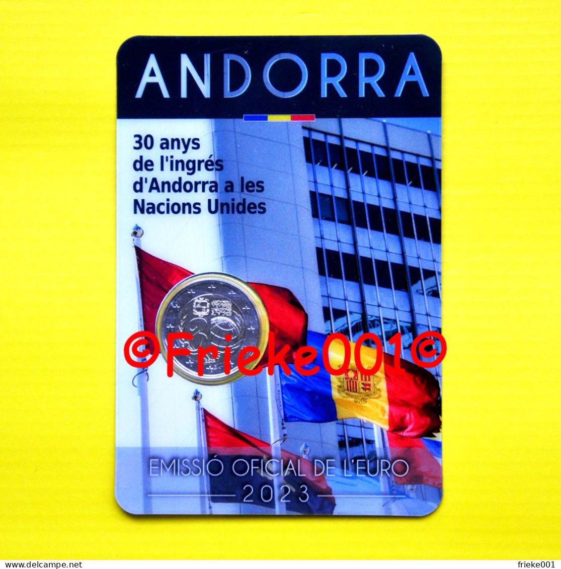 Andorra - 2 Euro 2023 Comm In Blister.(Toetreding VN) - Andorra