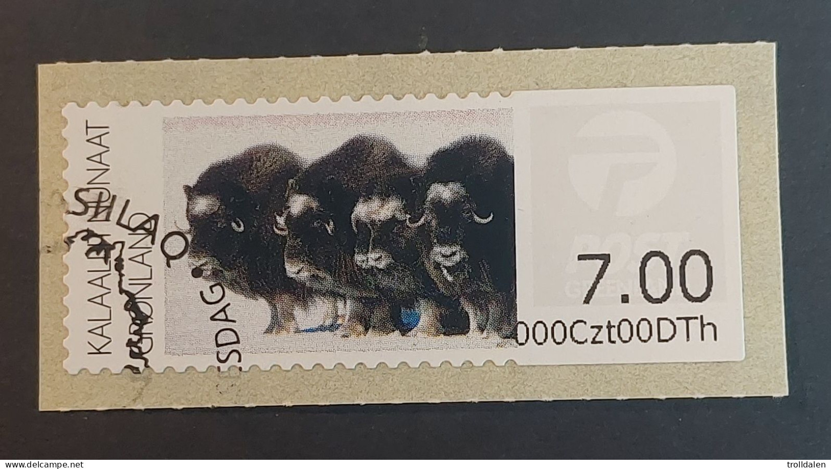 Musk Oxen - Machine Stamps