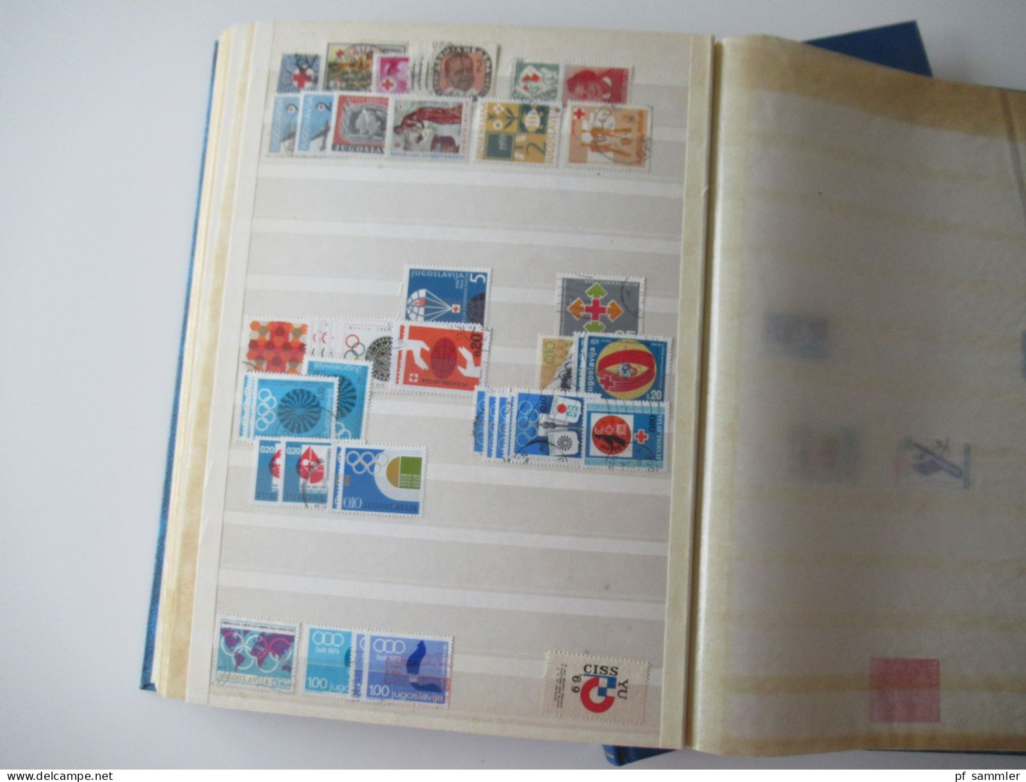 Sammlung / interessante Alben / Lagerbücher Europa Jugoslawien ab SHS - 2001 sehr viele gestempelte Marken / Fundgrube