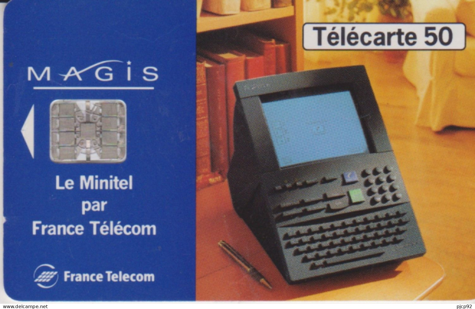 France - 1995 - Télécarte 50 Unités - Minitel MAGIS Noir - 1995