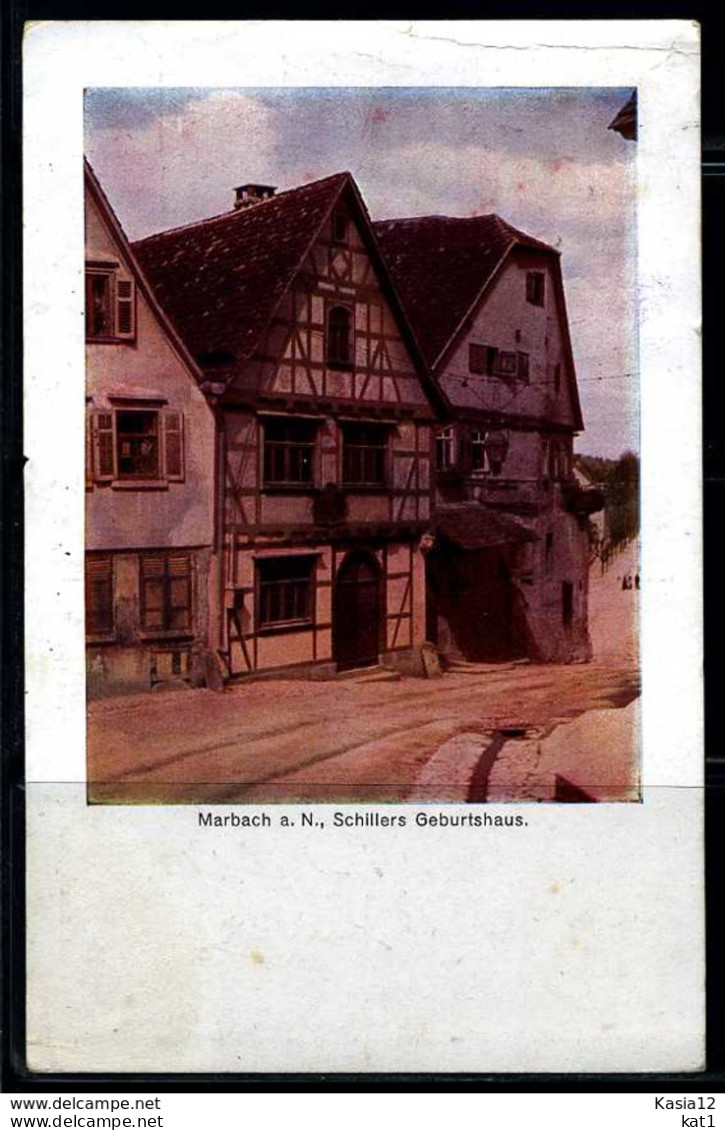 K02563)Ansichtskarte Marbach - Marbach