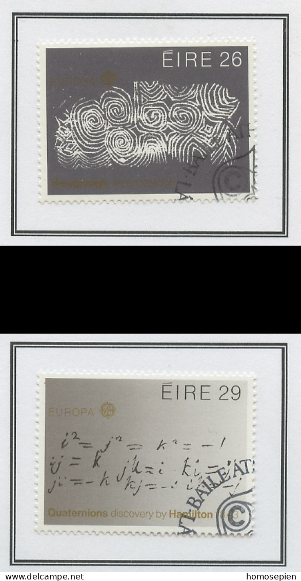 Irlande - Ireland - Irland 1983 Y&T N°504 à 505 - Michel N°508 à 509 (o) - EUROPA - Oblitérés