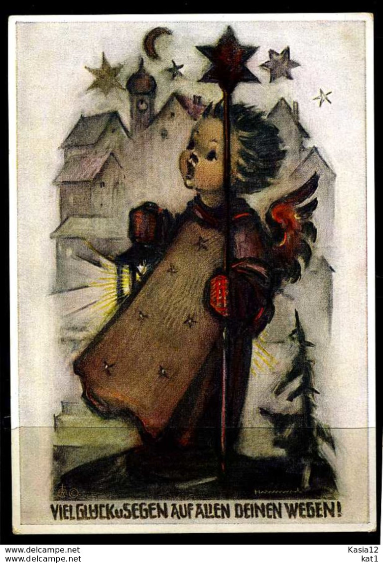 K03143)Ansichtskarte Hummel: Viel Glück Und Segen 1938 - Hummel