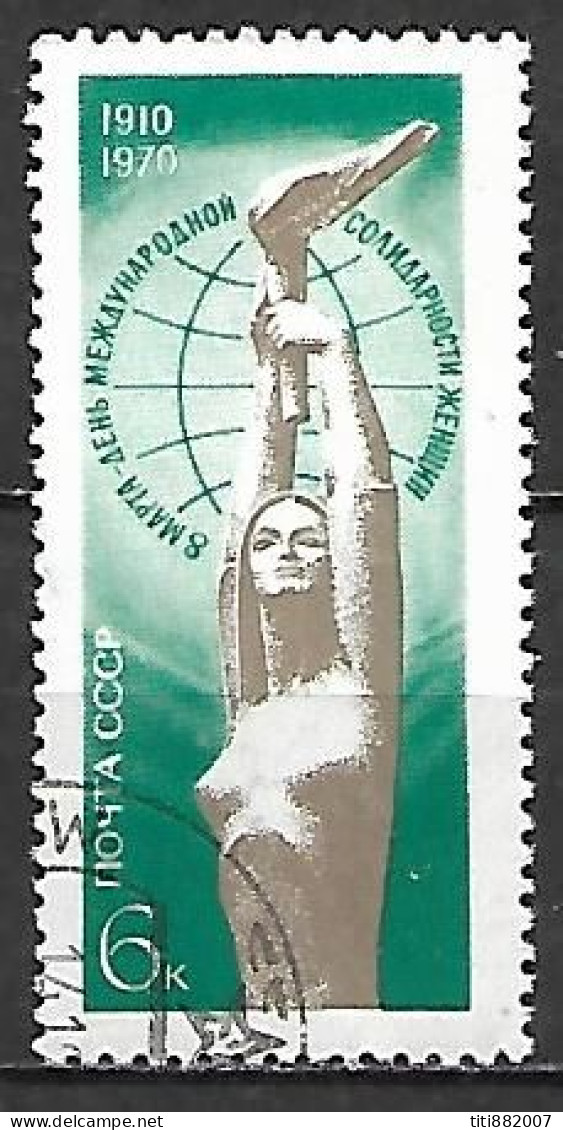 URSS   /    RUSSIE          Journée  Internationnale De  La  FEMME  /   Flambeau   -   Oblitéré - Fête Des Mères