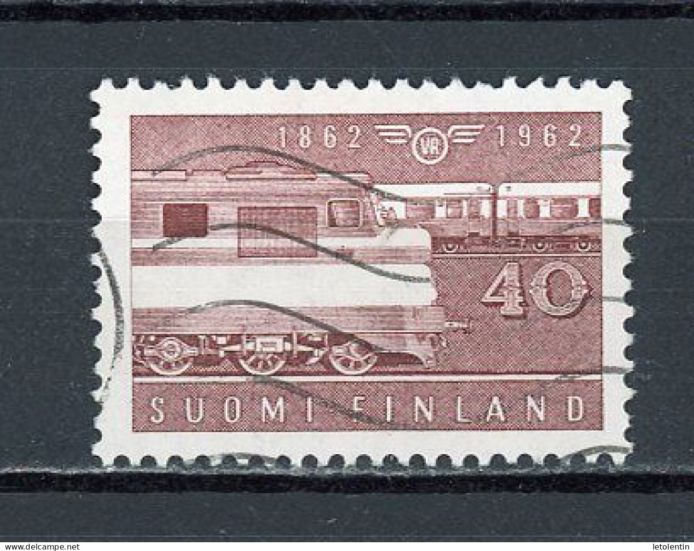 FINLANDE: TRAIN N° Yvert 521 Obl - Gebraucht