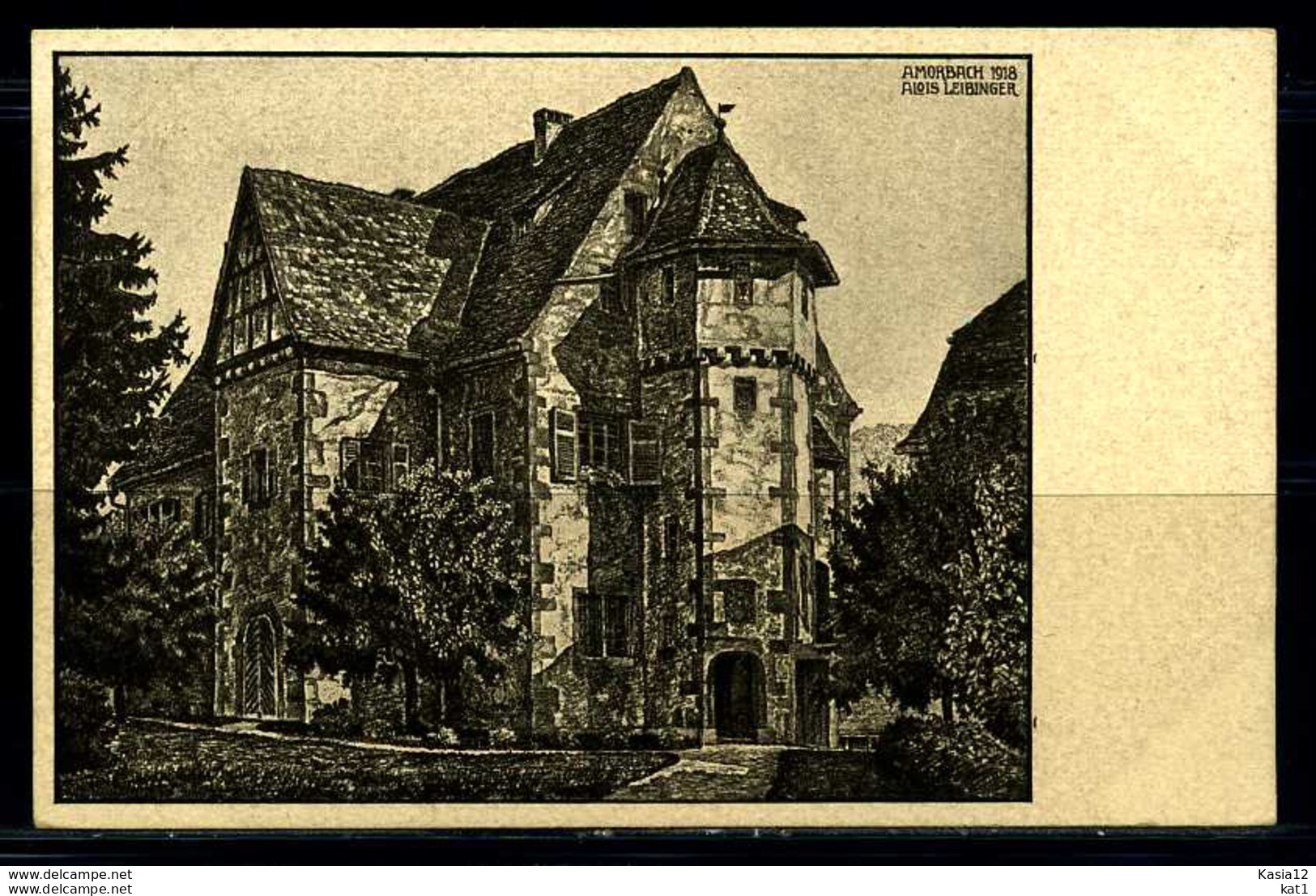 K01323)Ansichtskarte Amorbach - Amorbach