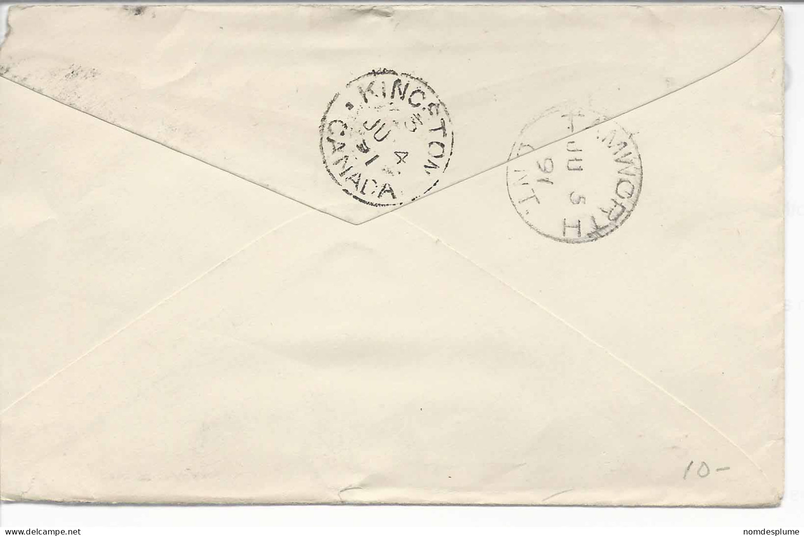 26266) Canada Cover Ontario Postmark Cancel - Lettres & Documents