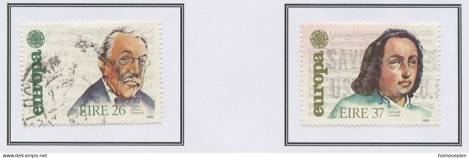 Irlande - Ireland - Irland 1985 Y&T N°566 à 567 - Michel N°563 à 564 (o) - EUROPA - Used Stamps