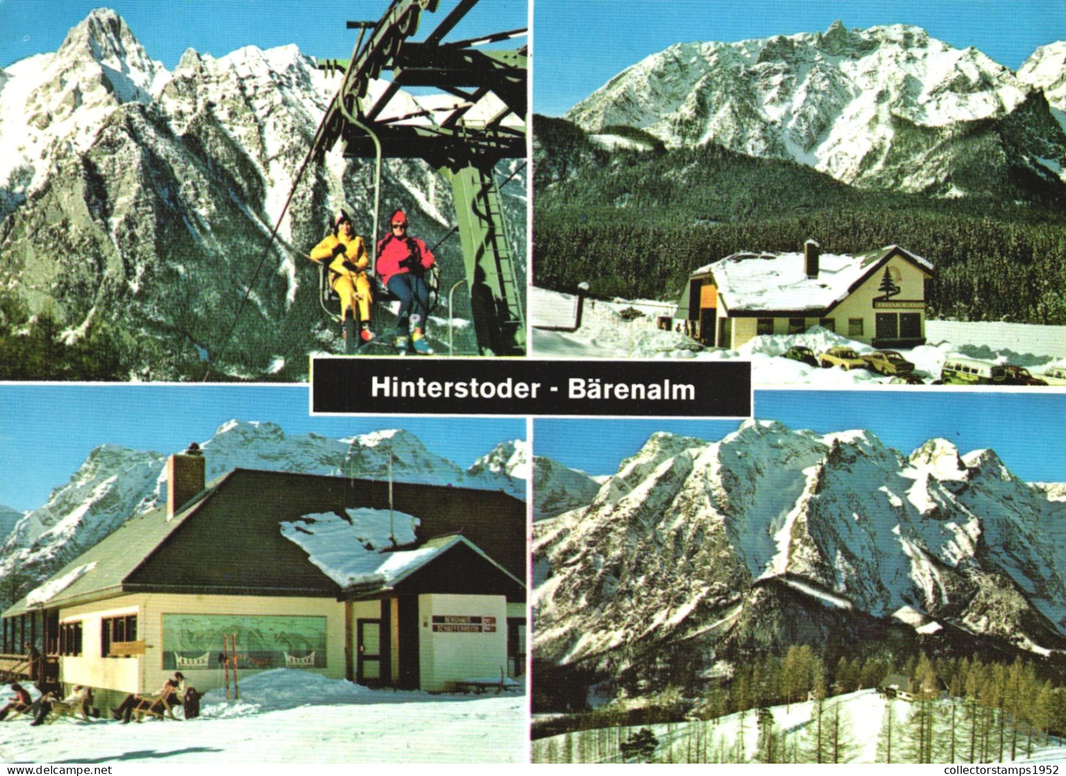HINTERSTODER, MULTIPLE VIEWS, BARENALM, SKI LIFT, ARCHITECTURE, MOUNTAIN, AUSTRIA - Hinterstoder