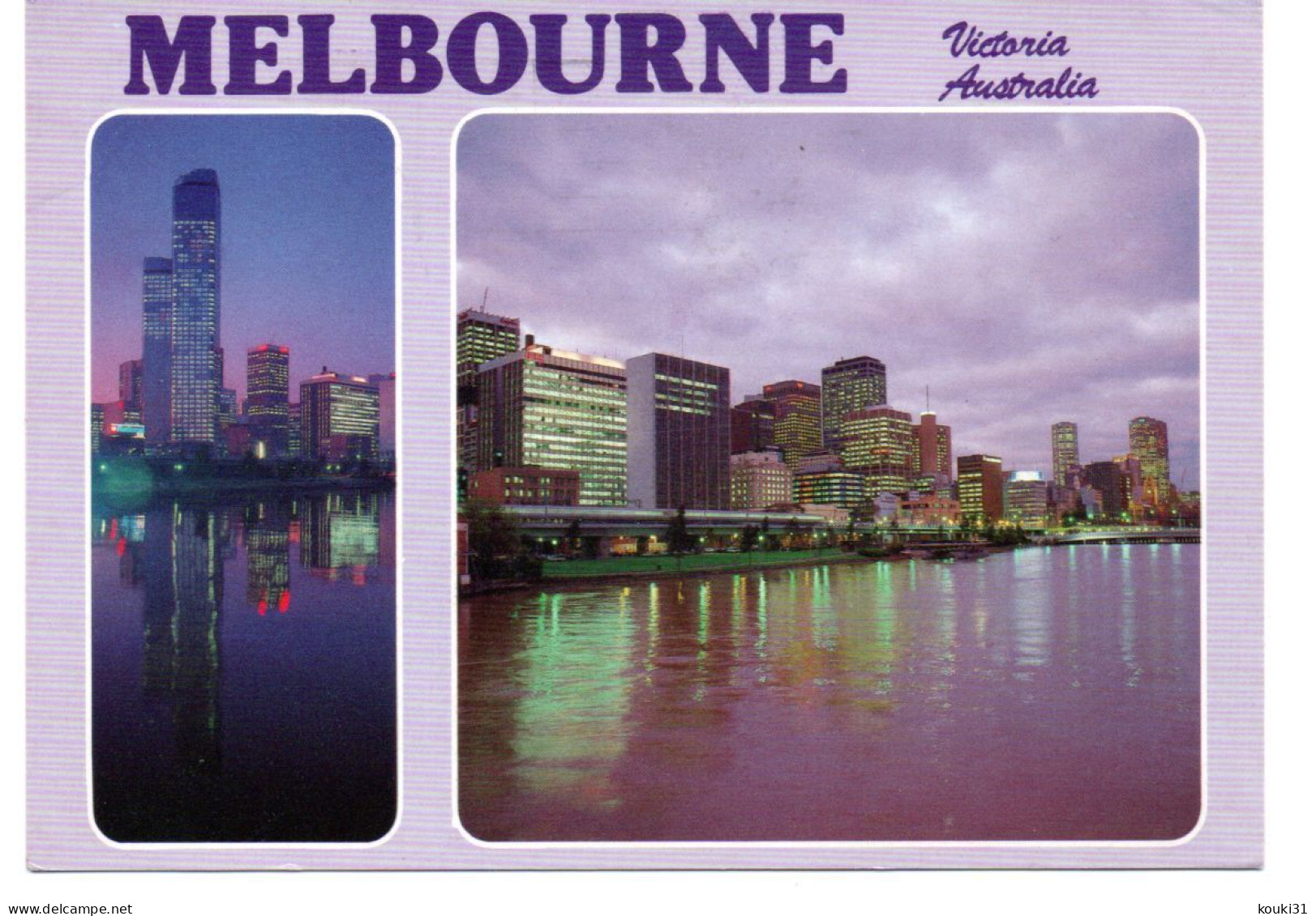 Melbourne : Les Gratte-ciel De Nuit - Melbourne