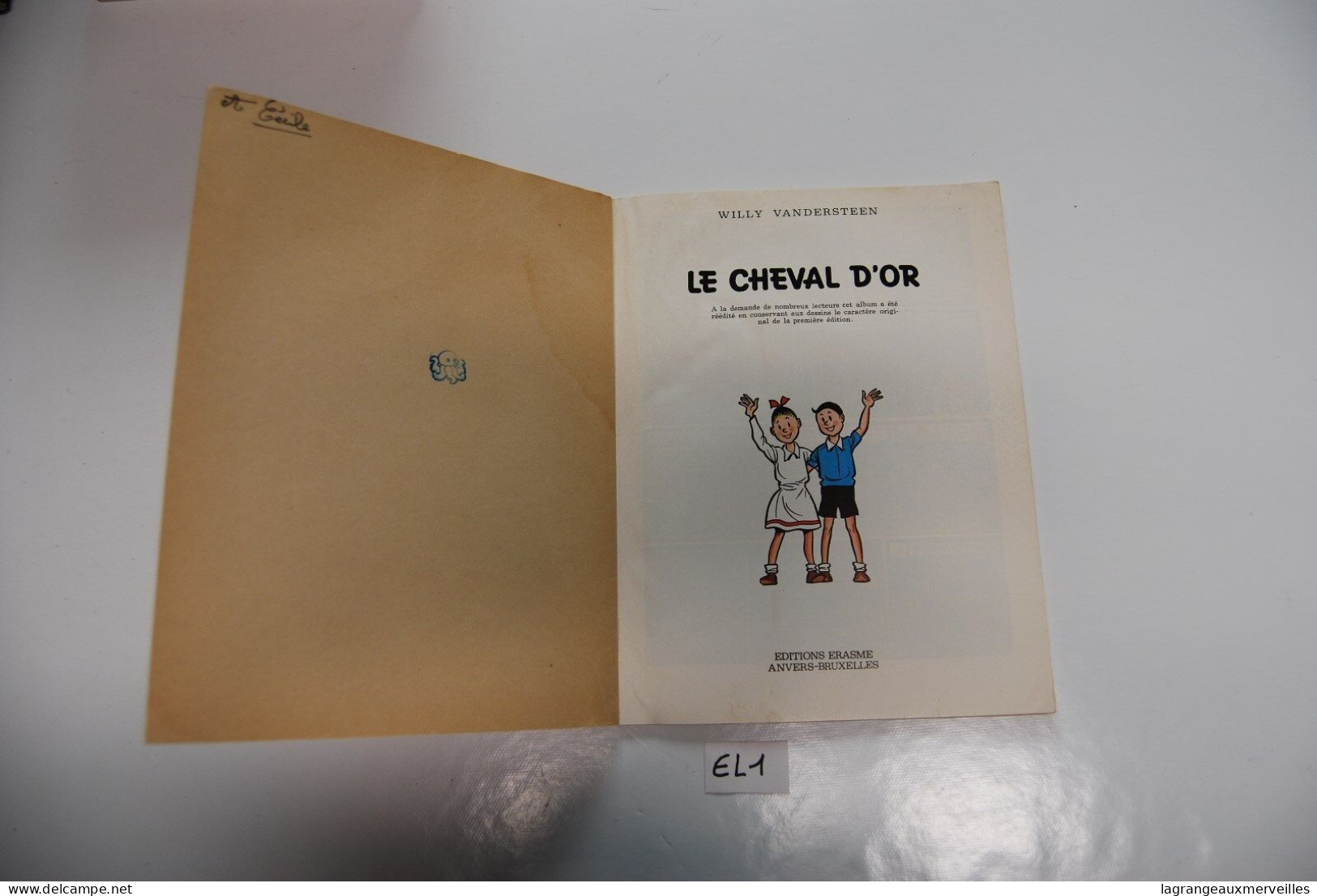 E1 BD - Bob Et Bobette - Le Cheval D'or - 1977 - Bob Et Bobette