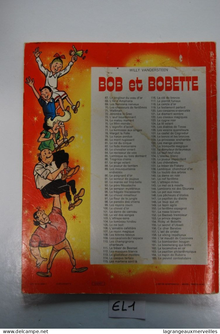 E1 BD - Bob Et Bobette - Le Cheval D'or - 1977 - Bob Et Bobette