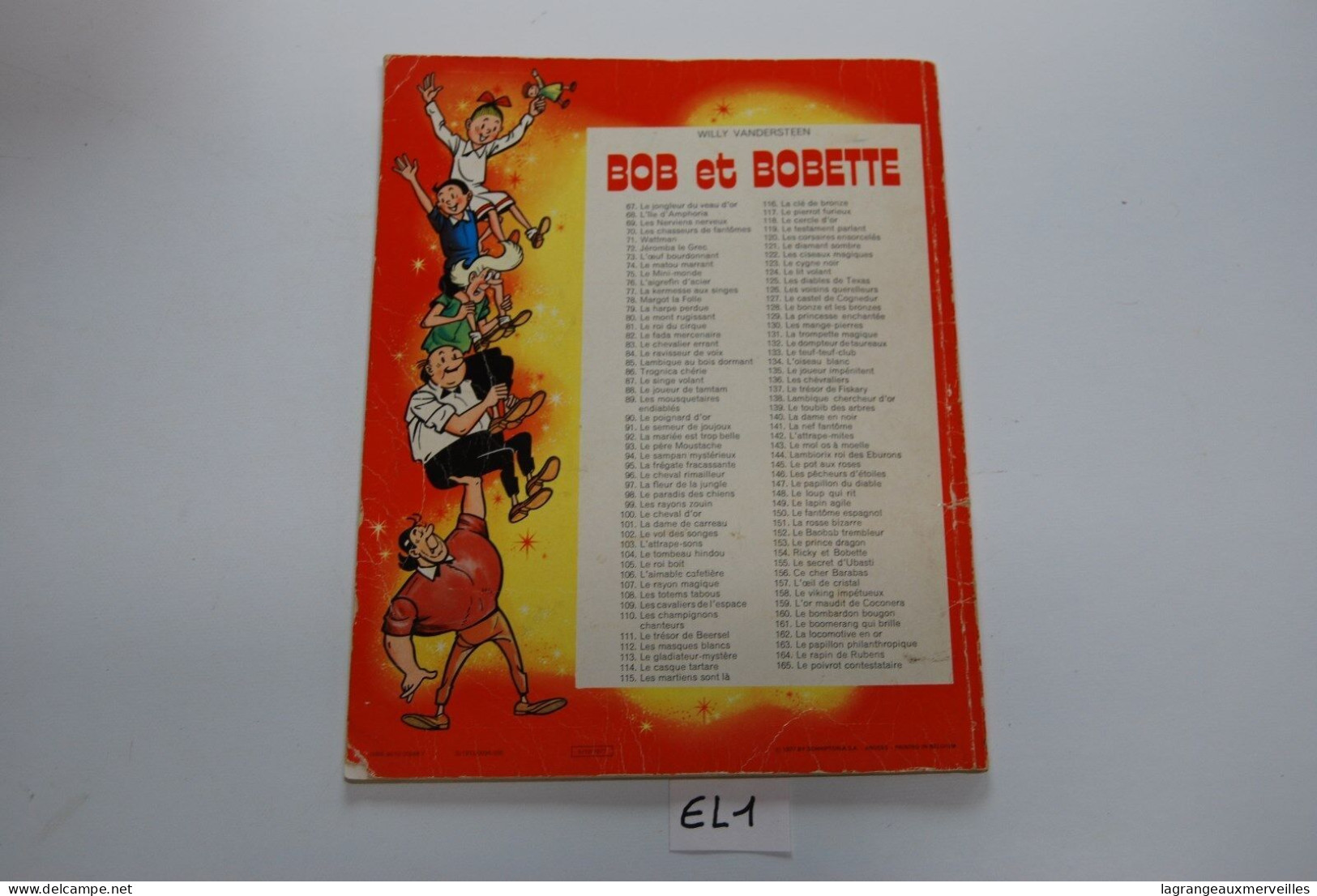 E1 BD - Bob Et Bobette - Le Mol Os A Moelle - 1977 - Bob Et Bobette