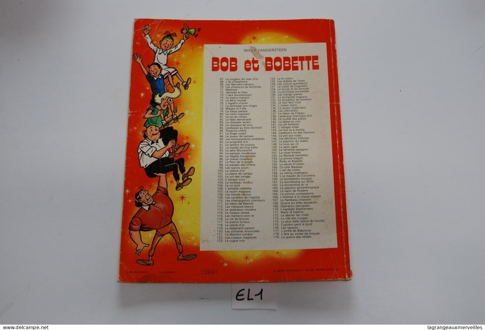 E1 BD - Bob Et Bobette - Le Paradis Des Chiens - 1980 - Bob Et Bobette