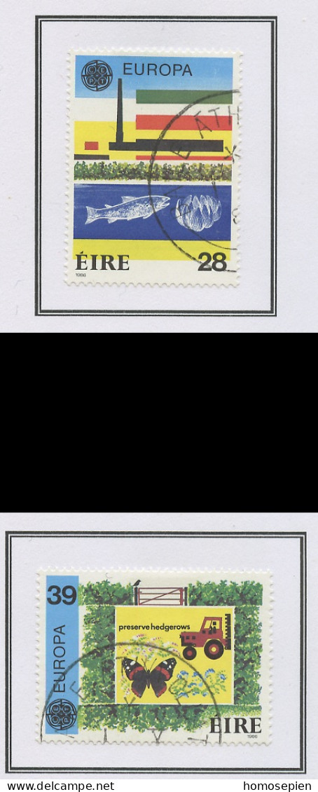 Irlande - Ireland - Irland 1986 Y&T N°592 à 593 - Michel N°589 à 590 (o) - EUROPA - Used Stamps