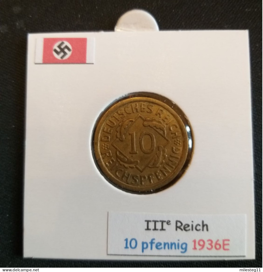 Pièce De 10 Reichspfennig De 1936E (Muldenhütten) - 10 Reichspfennig