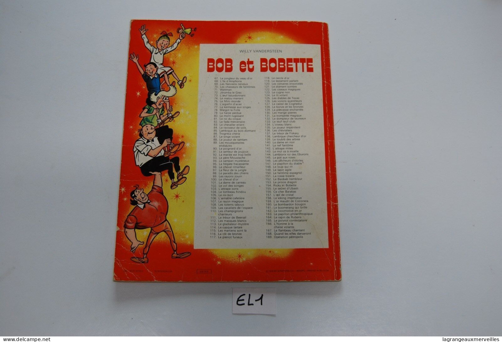E1 BD - Bob Et Bobette - Les Cavaliers De L'espace - 1978 - Bob Et Bobette